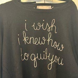 Lingua Franca Sweater (Oversized)